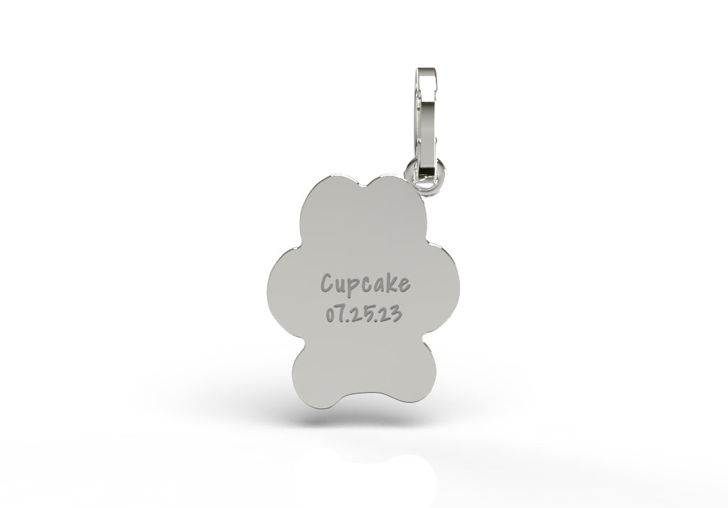 Silver Paw Charm