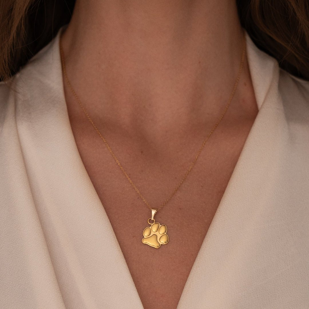 Gold Classic Paw Charm | Custom Beautiful Meaningful Jewelry - ilMio Jewelry