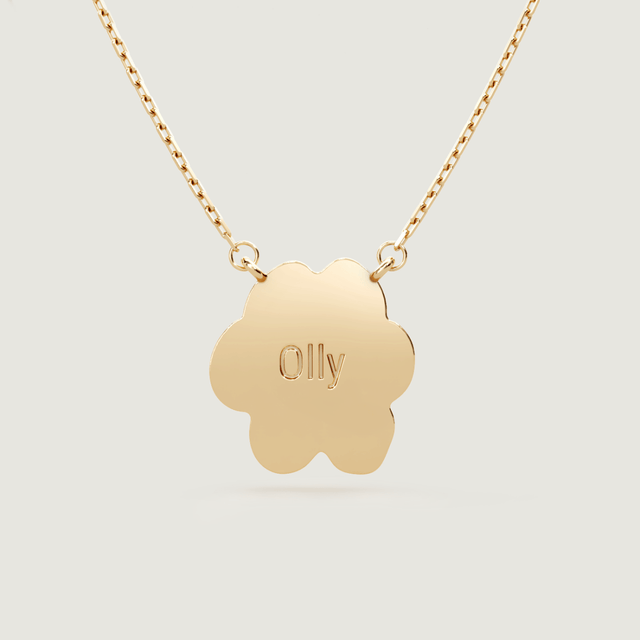 Gold Classic Paw Necklace | Custom Beautiful Meaningful Jewelry - ilMio Jewelry