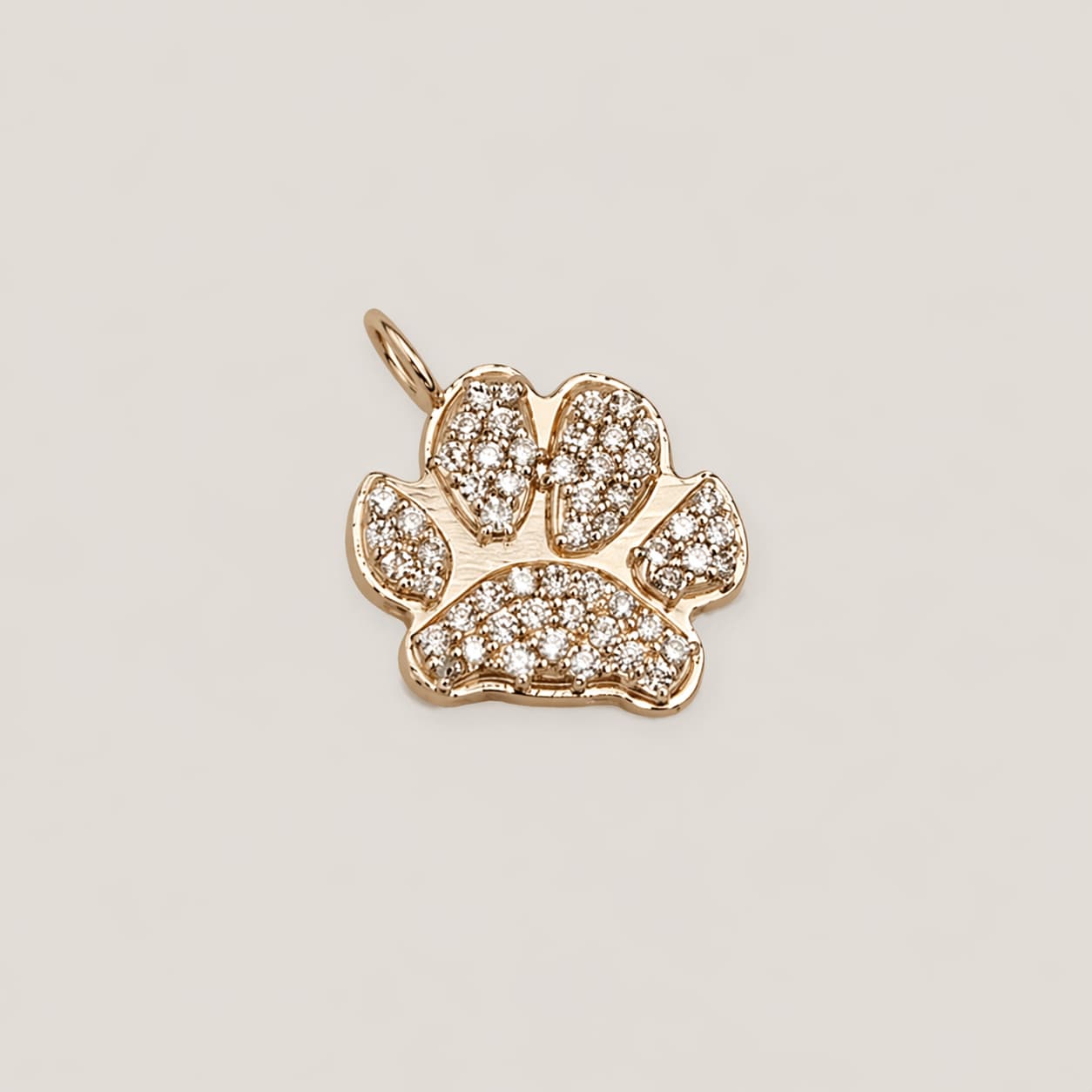 Diamond Paw Charm | Custom Beautiful Meaningful Jewelry - ilMio Jewelry