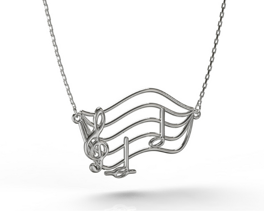 Silver Melody Necklace
