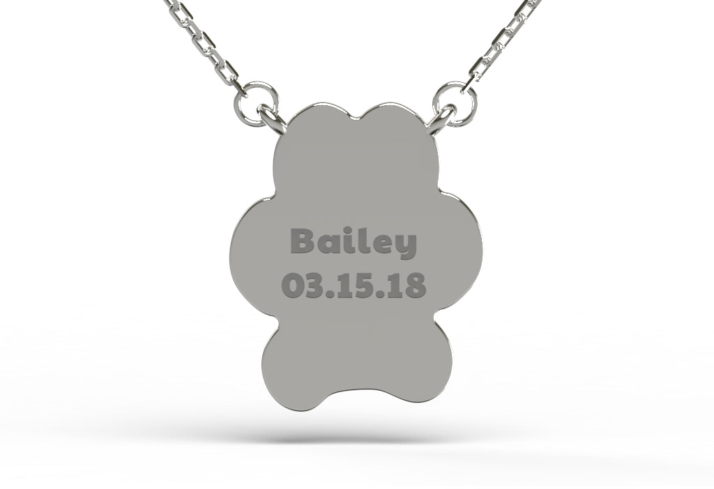 Silver Paw Necklace