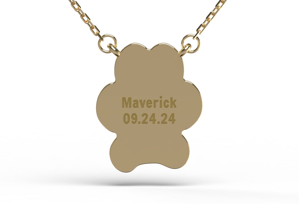 Gold Paw Necklace