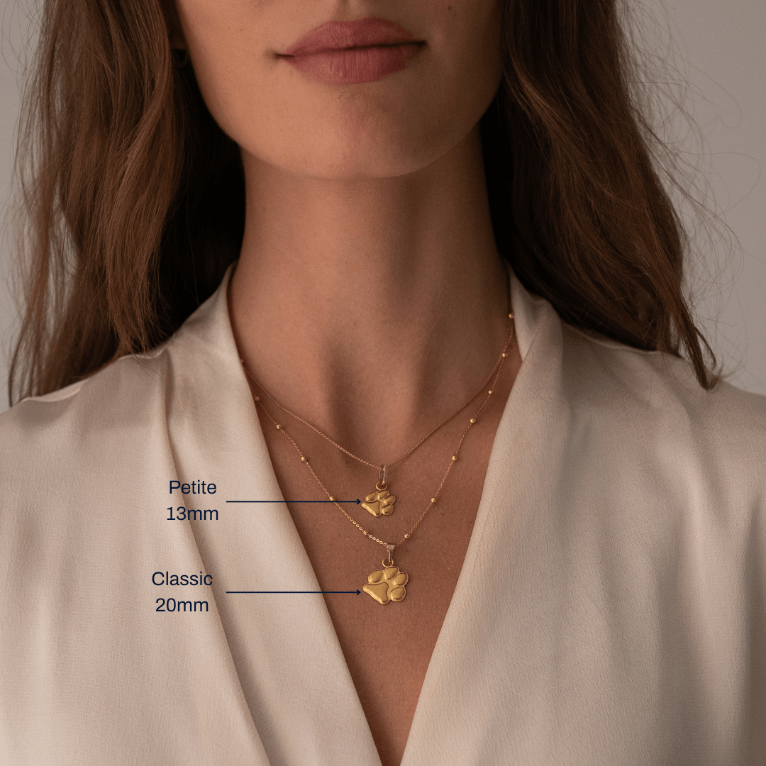 Gold Petite Paw Charm | Custom Beautiful Meaningful Jewelry - ilMio Jewelry