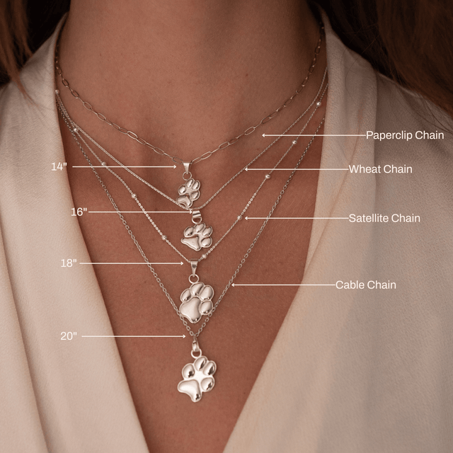 Silver Petite Paw Charm | Custom Beautiful Meaningful Jewelry - ilMio Jewelry