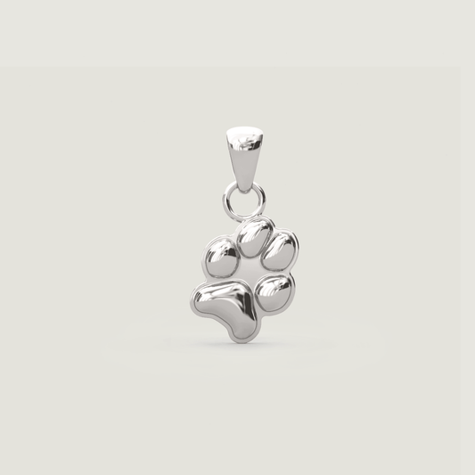 Silver Petite Paw Charm | Custom Beautiful Meaningful Jewelry - ilMio Jewelry