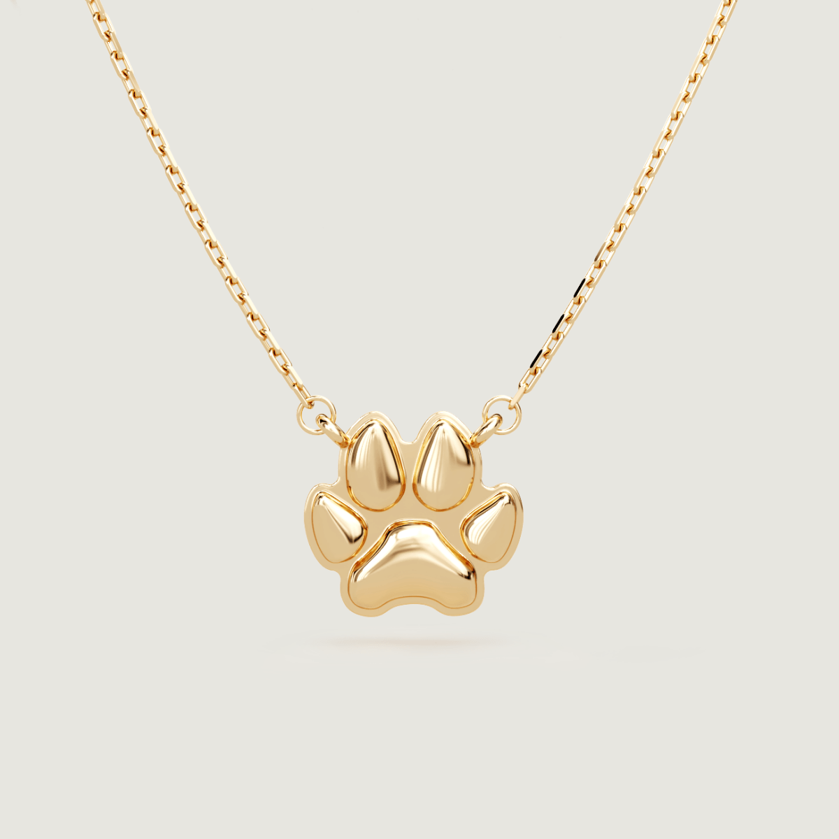 Gold Petite Paw Necklace | Custom Beautiful Meaningful Jewelry - ilMio Jewelry
