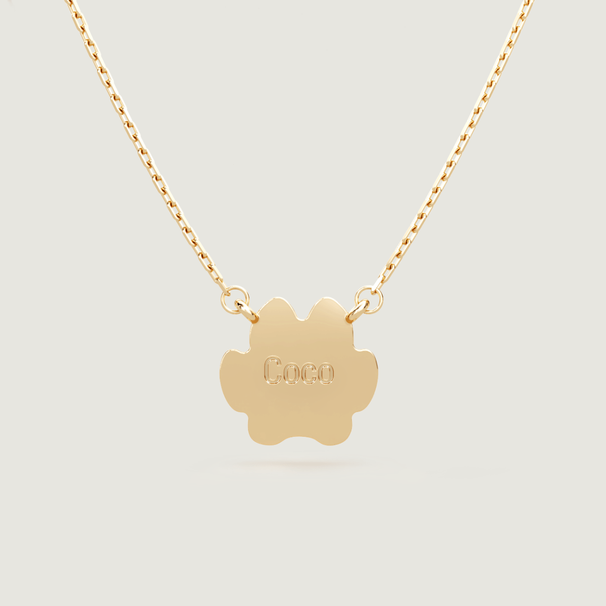 Gold Petite Paw Necklace | Custom Beautiful Meaningful Jewelry - ilMio Jewelry