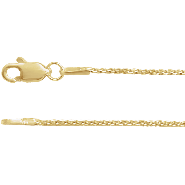 Gold Wheat Chain | Custom Beautiful Meaningful Jewelry - ilMio Jewelry